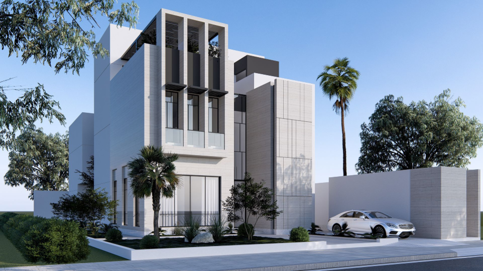 تصميم فيلا مودرن شرقي - الدوحة قطر