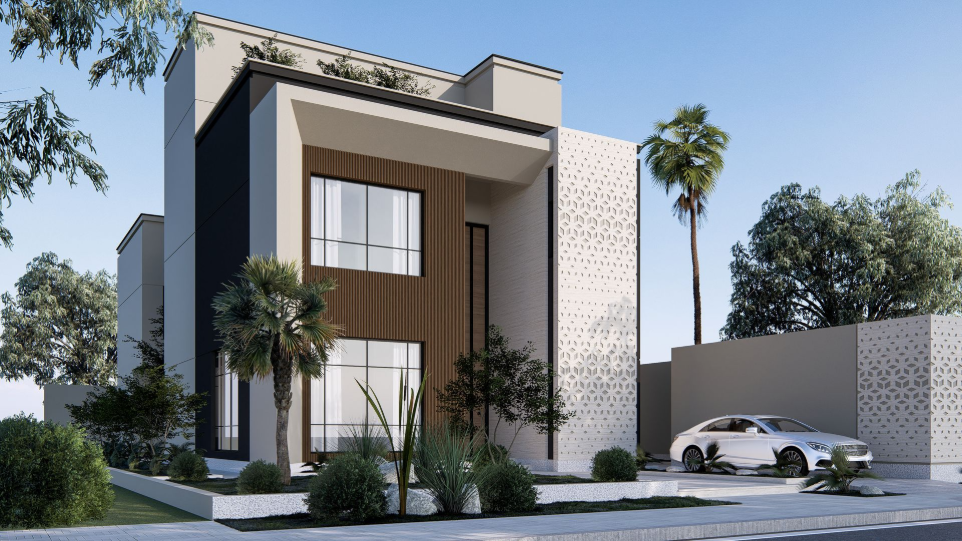 تصميم فيلا مودرن شرقي - الدوحة قطر