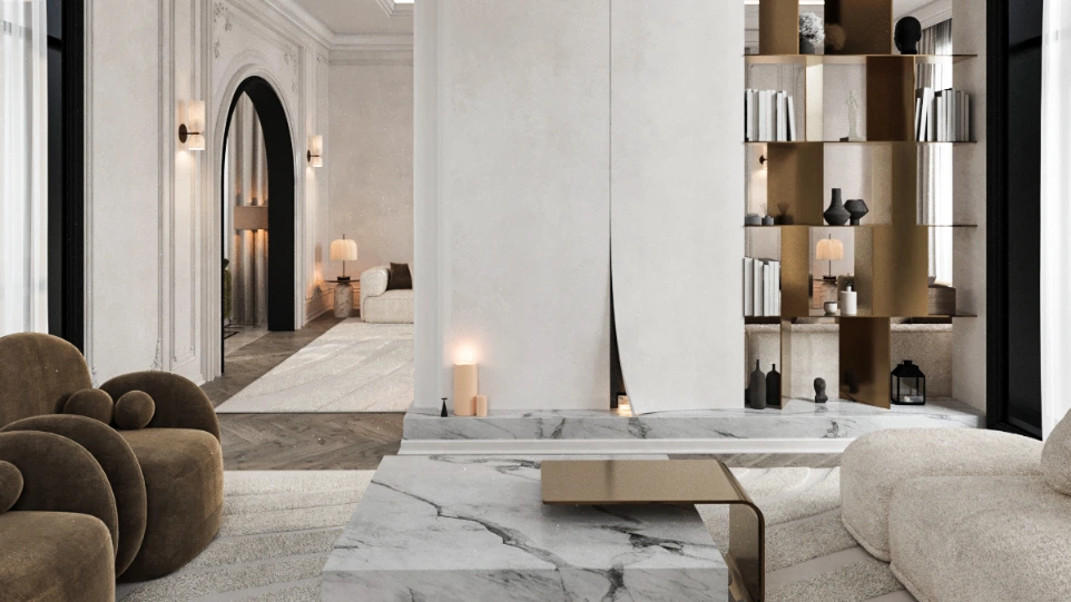 تصميم جلسة استقبال - الدوحة قطر