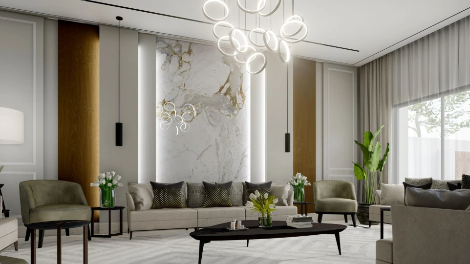 تصميم مجلس نساء مودرن - الدوحة قطر