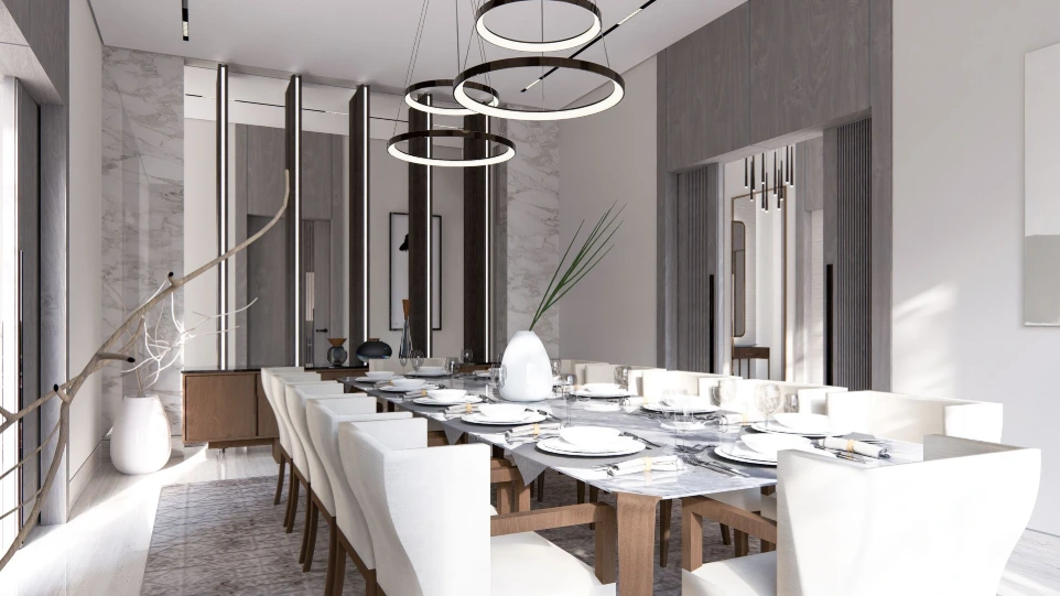 تصميم غرفة طعام مودرن - الدوحة قطر