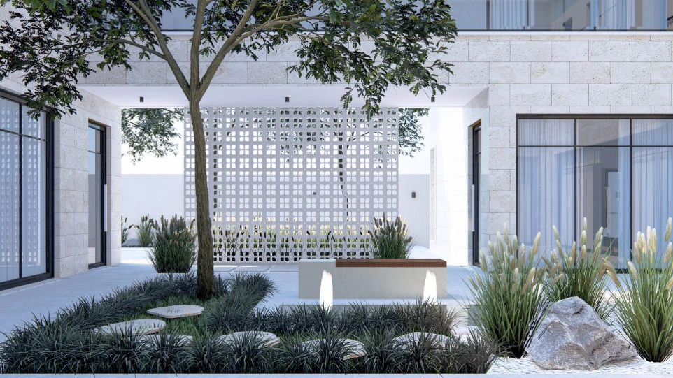 تصميم فناء داخلي - الدوحة قطر