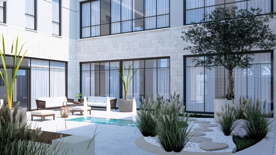 تصميم حديقة فيلا - الدوحة قطر