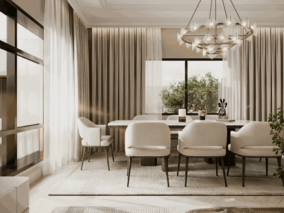 تصميم طعام عائلي نيوكلاسيك | سلطنة عمان