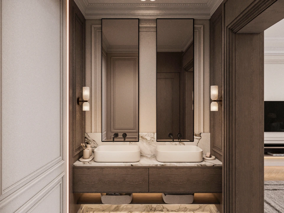 تصميم مغاسل مجلس نيوكلاسيك  | سلطنة عمان