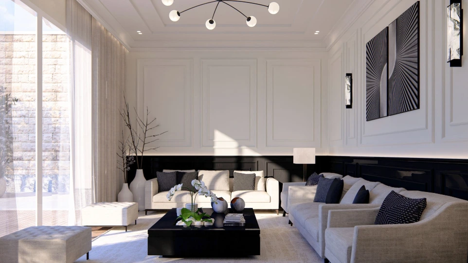 تصميم ديوانية نيوكلاسيك - الدوحة قطر تصميم ديوانية نيوكلاسيك - الدوحة قطر